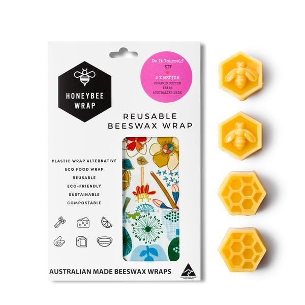 DIY Reusable Beeswax Wrap Kit - Medium - Everyday Living Eco Store 