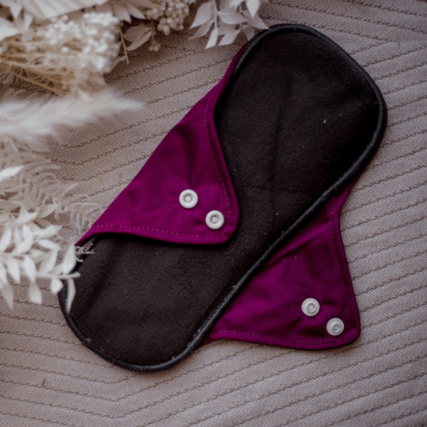 Reusable Cloth Menstrual Pad - Mulberry - Everyday Living Eco Store 