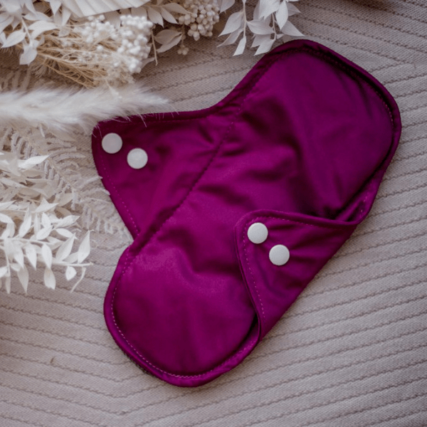 Reusable Cloth Menstrual Pad - Mulberry - Everyday Living Eco Store 