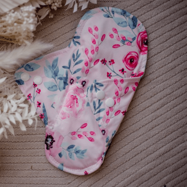 Reusable Cloth Menstrual Pad - Kiss of Spring - Everyday Living Eco Store 