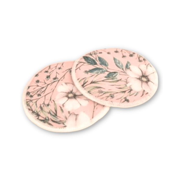 Reusable Breast Pads - Wildflowers (1 Pair) - Everyday Living Eco Store 